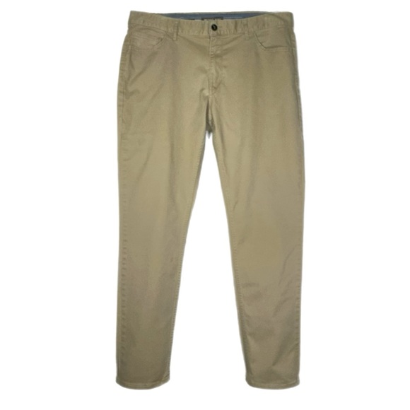 Michael Kors Men’s Khaki Parker Slim Fit Pants 36x32 - Picture 1 of 7
